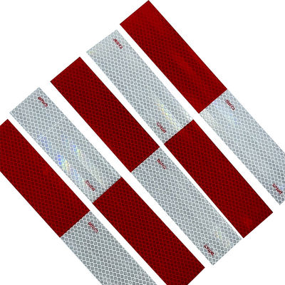 Goede prijs DOT-C2 Reflective Safety Tape Waterproof Red & White Self Adhesive Conspicuity Tape online