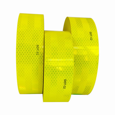 Goede prijs Fluorescent Yellow-Green DOT C2 Retro Reflective Marking Tape for Trucks online