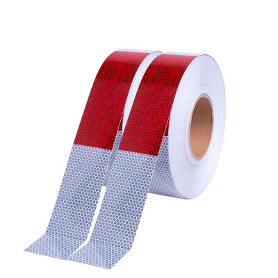 Goede prijs DOT-C2 Reflectieve Veiligheidstape met Duurzaamheid door Glaspareltechnologie voor Vrachtwagens online