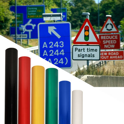 Goede prijs Voldoet aan ASTM D4956 Type I Industry Standard Glass Bead Reflective Film voor algemeen verkeer en commerciële borden online