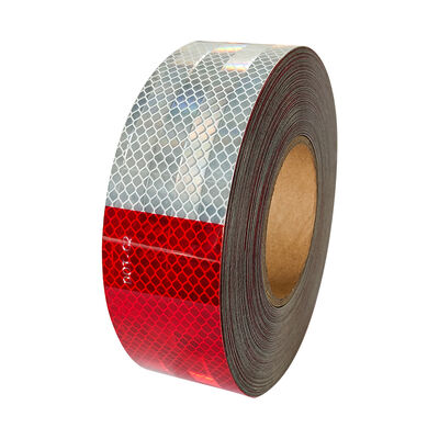 Goede prijs DOT-C2-conforme micro-prismatische reflecterende tape met 5 jaar duurzaamheid voor voertuigveiligheid online
